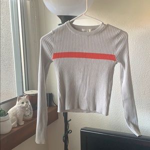 Forever 21 stripe cropped sweater